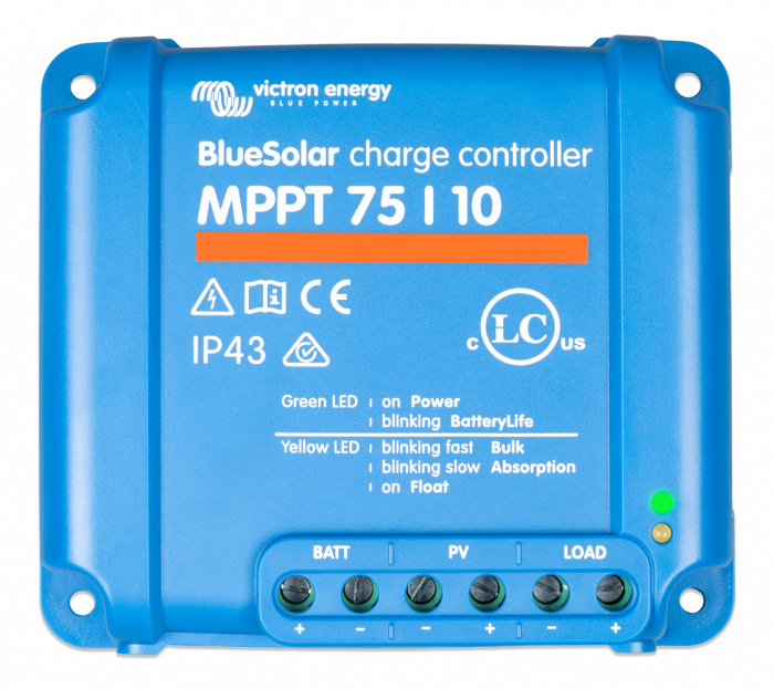 incarcator solar 12v 24v 10a victron energy bluesolar mppt 75/10 (12/24v-10a) - imagine 6